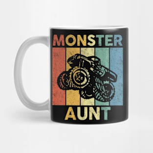 Monster Truck Aunt Monster Truck Are My Jam Truck Lovers Mug